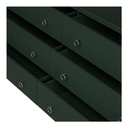 Reagan 6 Drawer Dresser Deep Green - 9