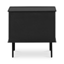 Reagan Nightstand Black - 3