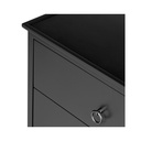Reagan Nightstand Black - 8