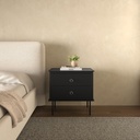 Reagan Nightstand Black - 10