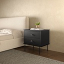 Reagan Nightstand Black - 11
