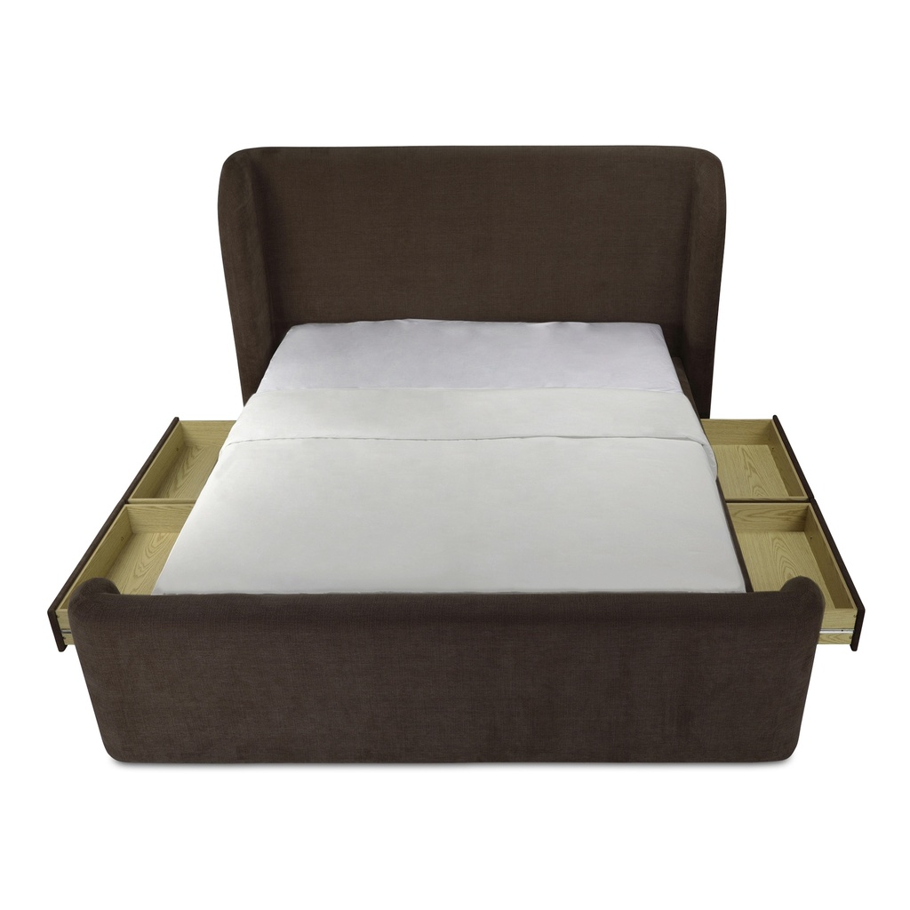 Sophia King Storage Bed Brown - 2