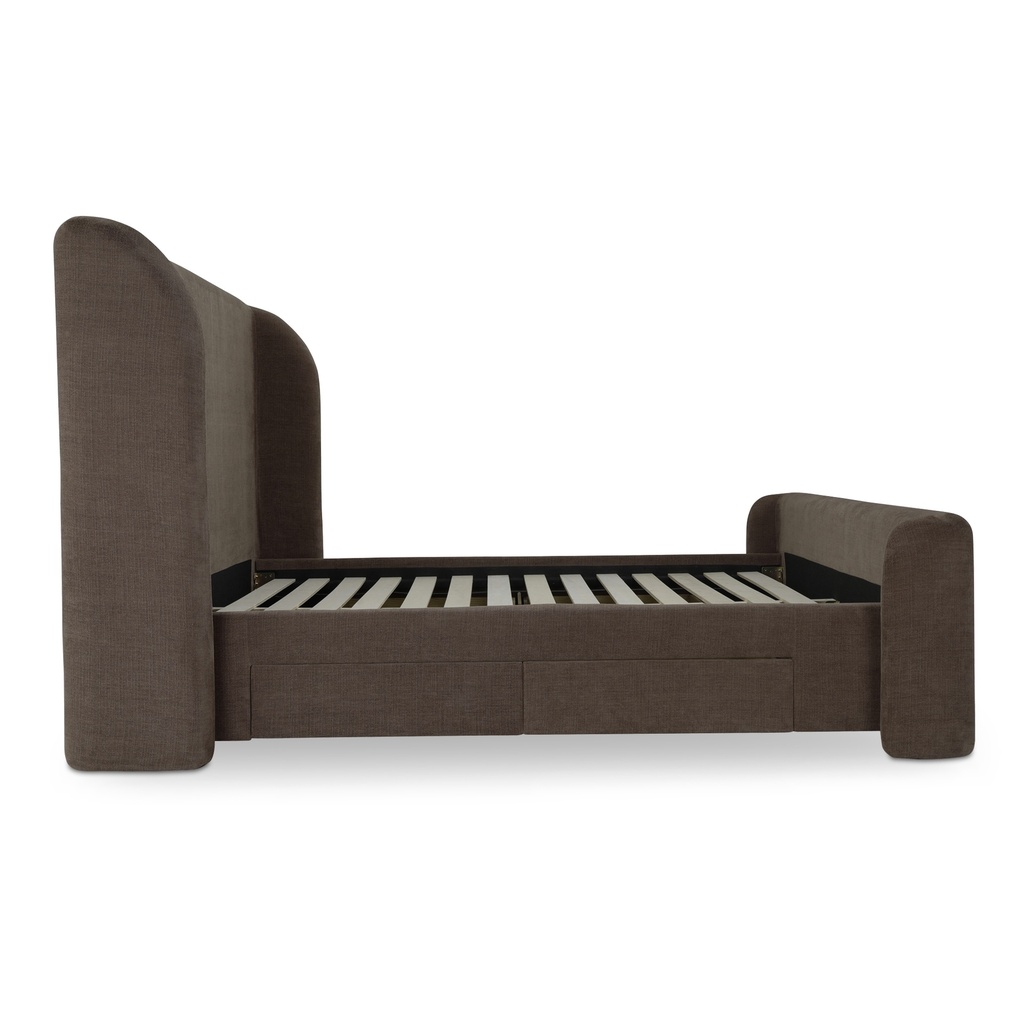 Sophia King Storage Bed Brown - 5