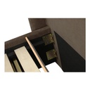 Sophia King Storage Bed Brown - 11