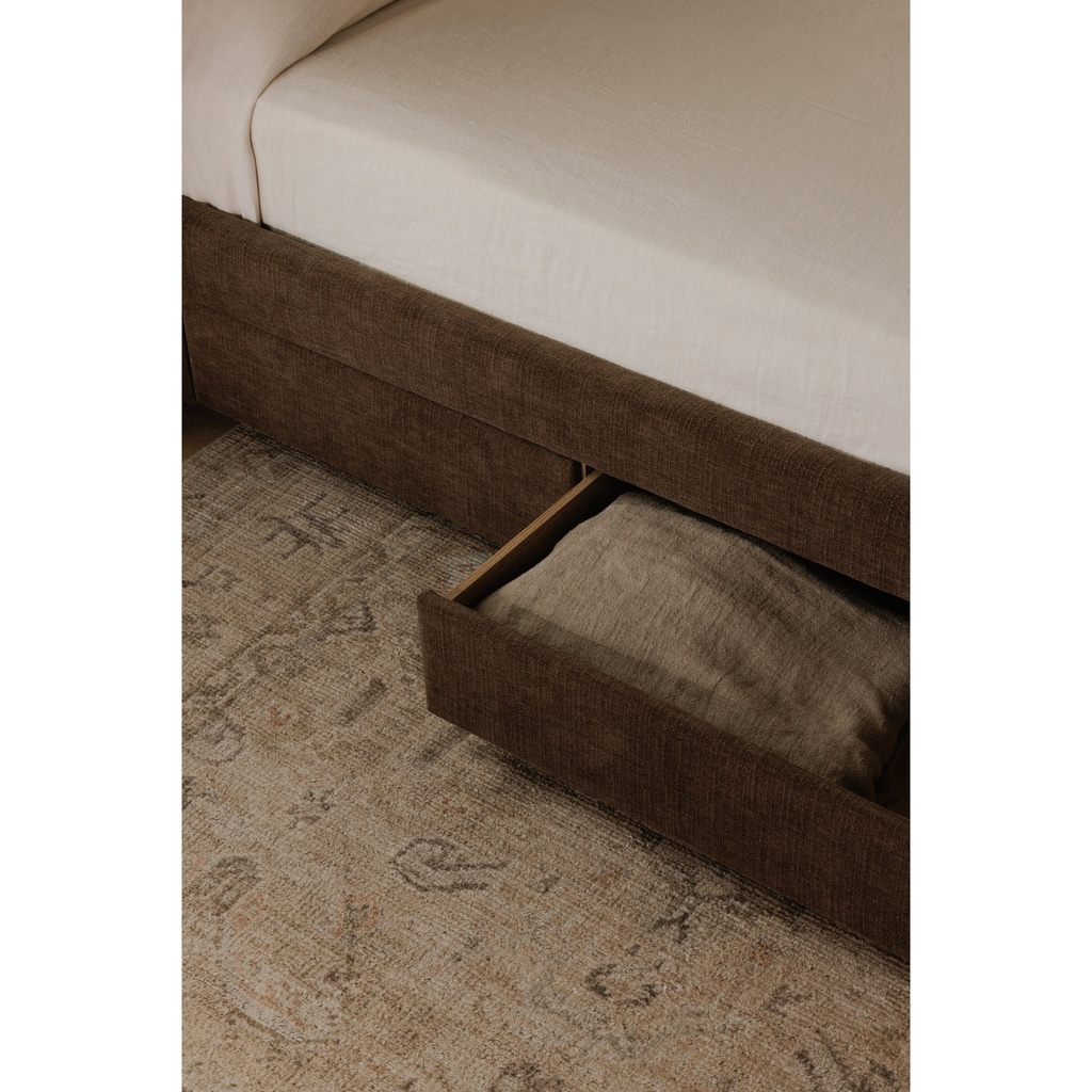 Sophia King Storage Bed Brown - 13