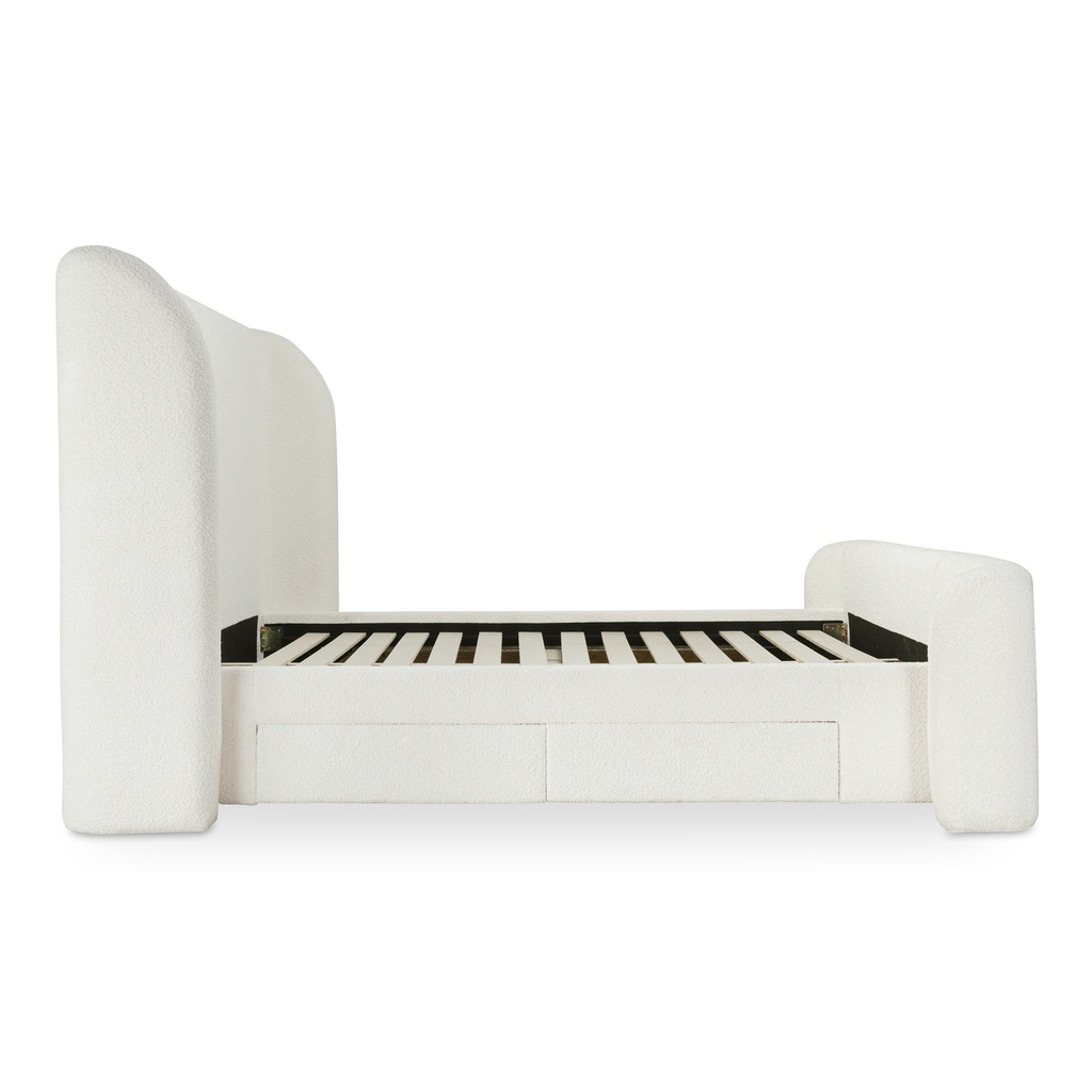 Sophia King Storage Bed Cream - 4