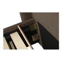 Sophia Queen Storage Bed Brown - 12