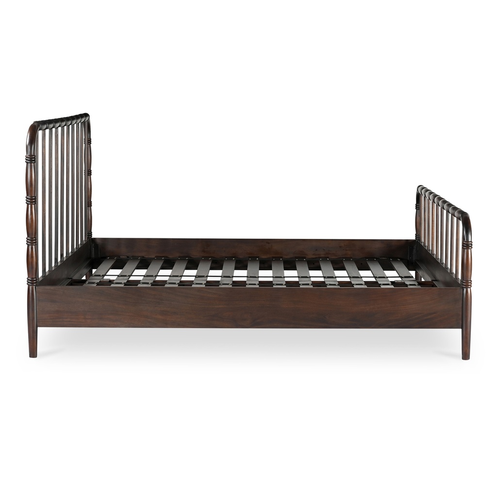 Vivian Queen Bed Dark Brown - 4