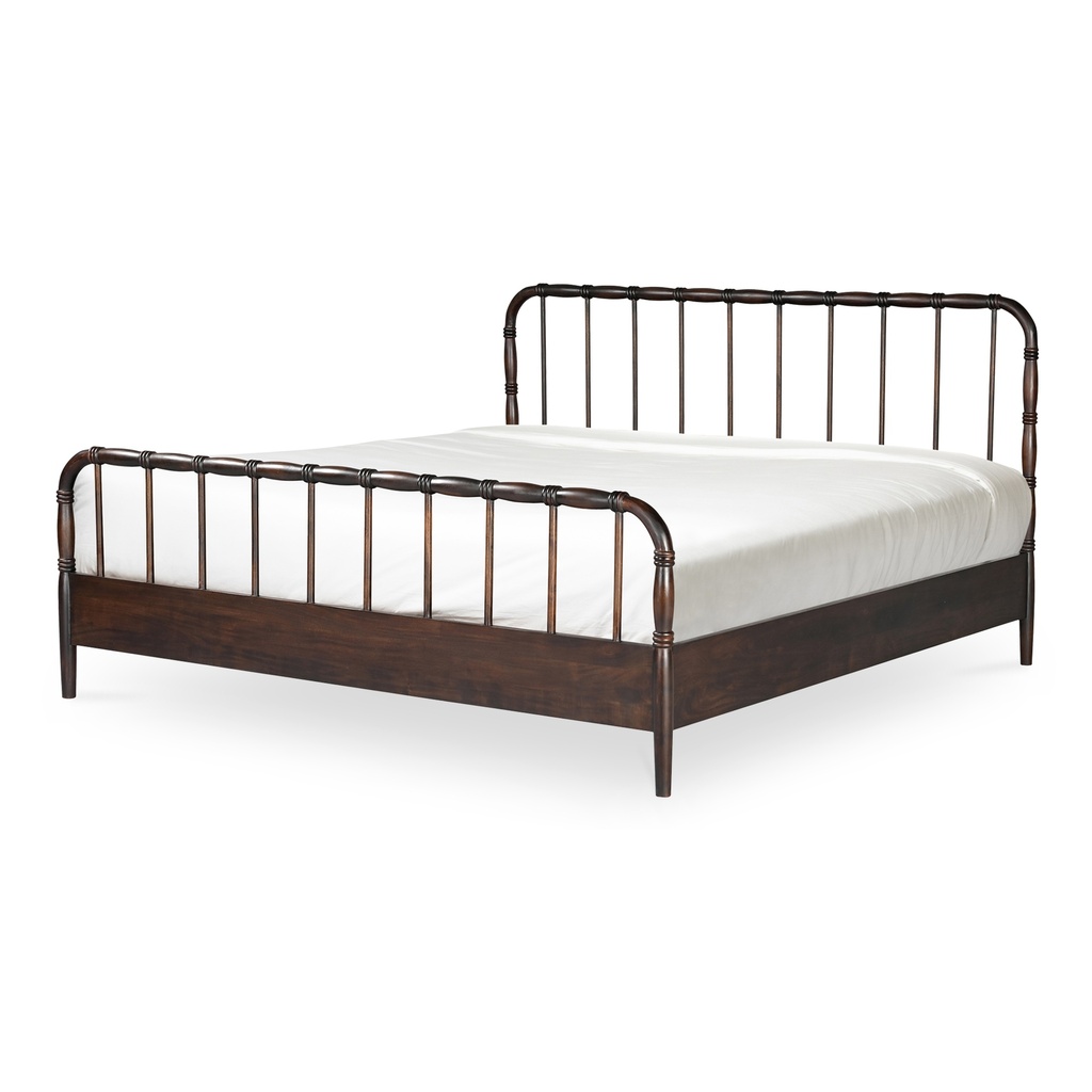 Vivian Queen Bed Dark Brown - 6