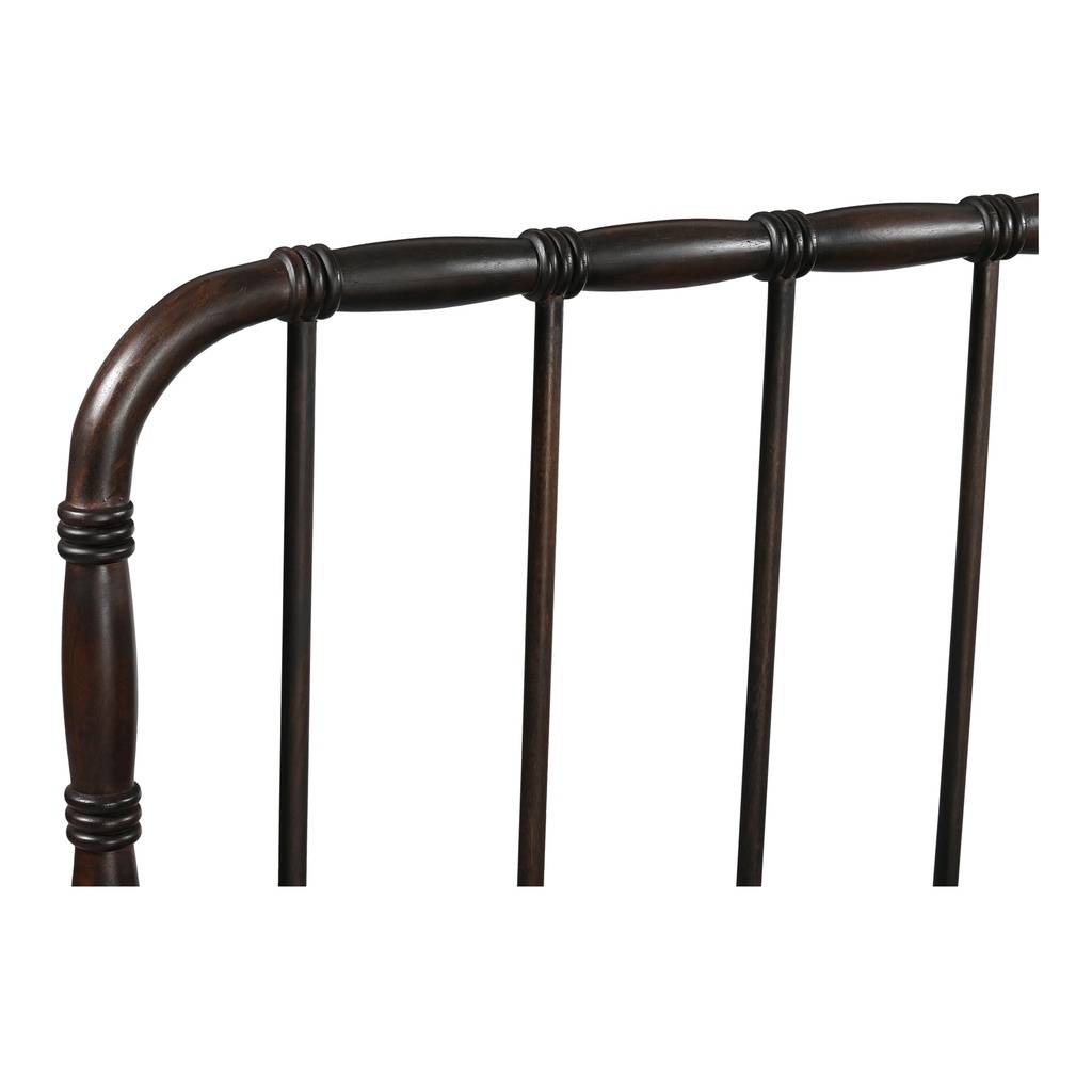 Vivian Queen Bed Dark Brown - 9