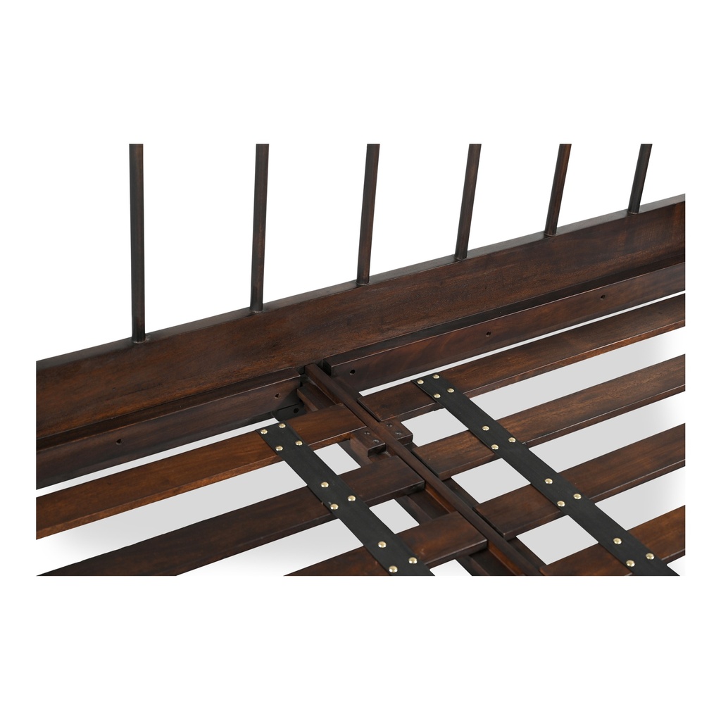 Vivian Queen Bed Dark Brown - 10