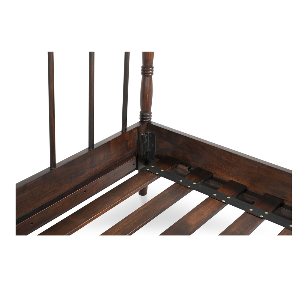 Vivian Queen Bed Dark Brown - 11