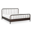 Vivian King Bed Dark Brownn - 1