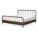 Vivian King Bed Dark Brownn - 6
