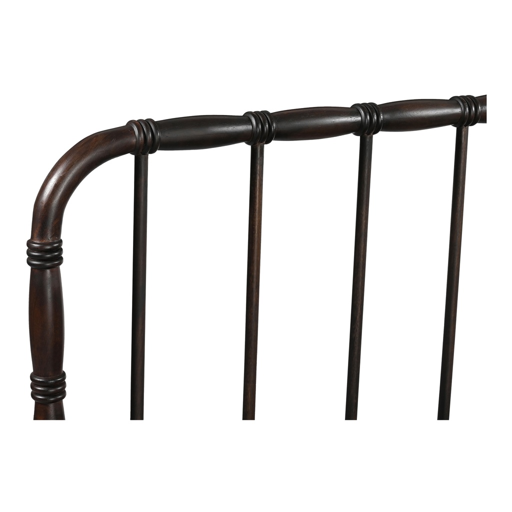 Vivian King Bed Dark Brownn - 8