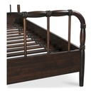 Vivian King Bed Dark Brownn - 9