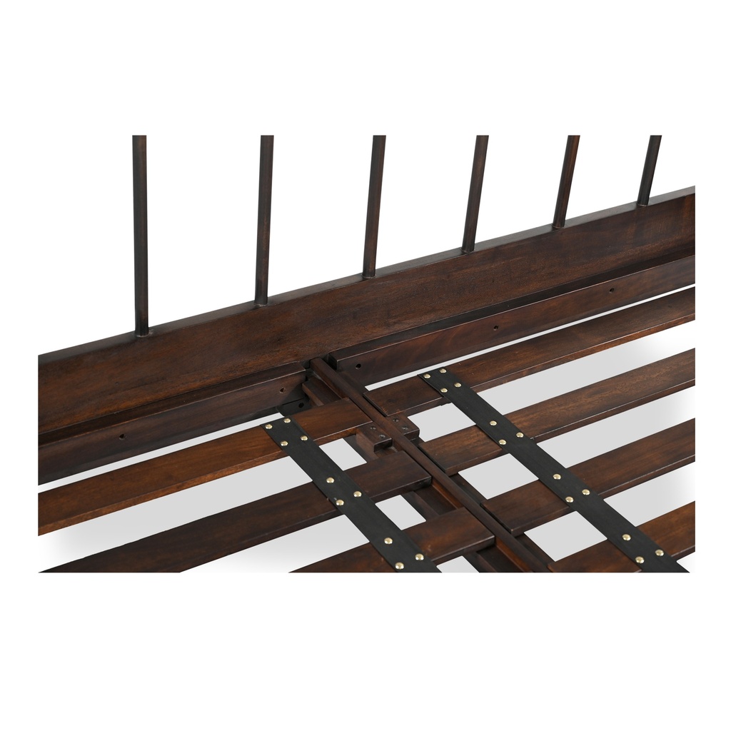 Vivian King Bed Dark Brownn - 10