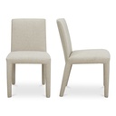 Monte Dining Chair Beige - Set Of Two - 1
