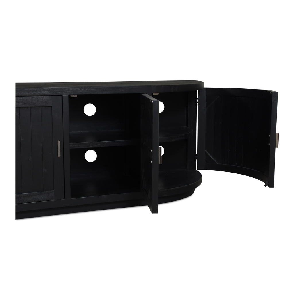 Nicola Media Cabinet Black - 8