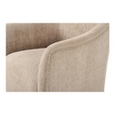 Drava Rolling Dining Chair Beige - 5