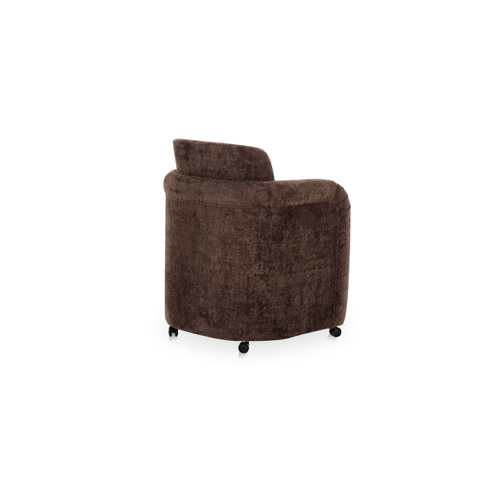 Mesto Rolling Dining Chair Dark Brown - 2