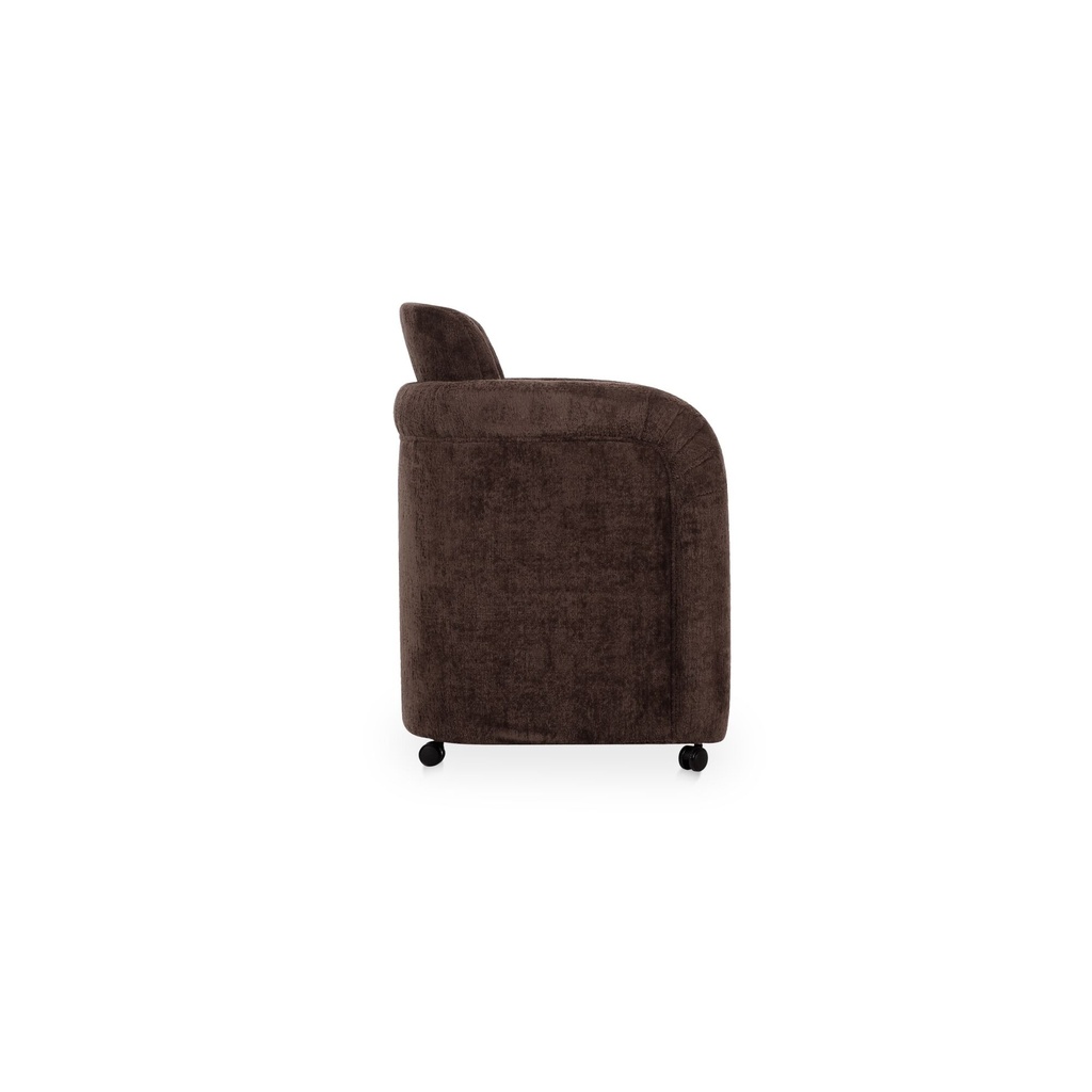 Mesto Rolling Dining Chair Dark Brown - 3