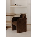 Mesto Rolling Dining Chair Dark Brown - 10