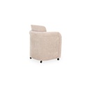 Mesto Rolling Dining Chair Taupe - 2