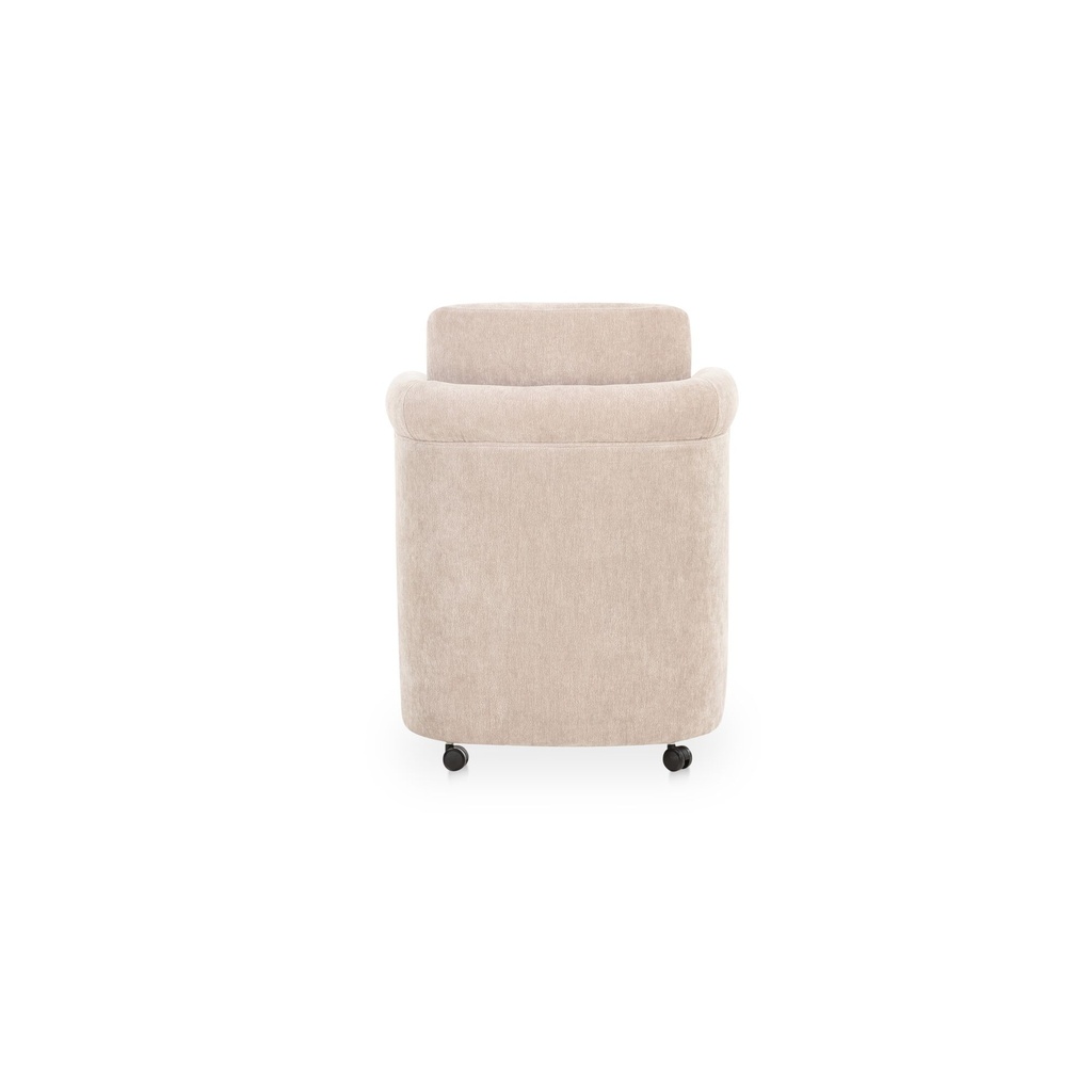 Mesto Rolling Dining Chair Taupe - 5