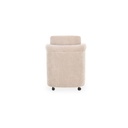 Mesto Rolling Dining Chair Taupe - 5