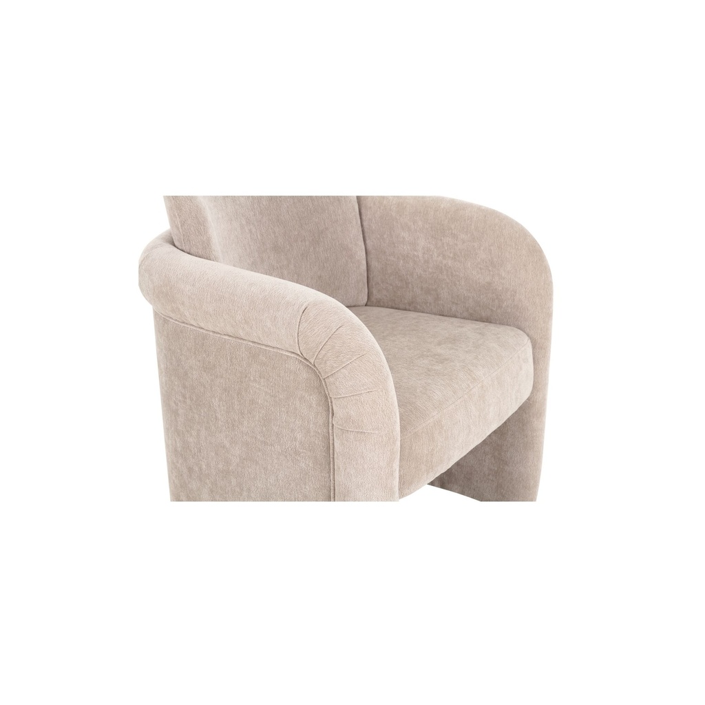 Mesto Rolling Dining Chair Taupe - 8