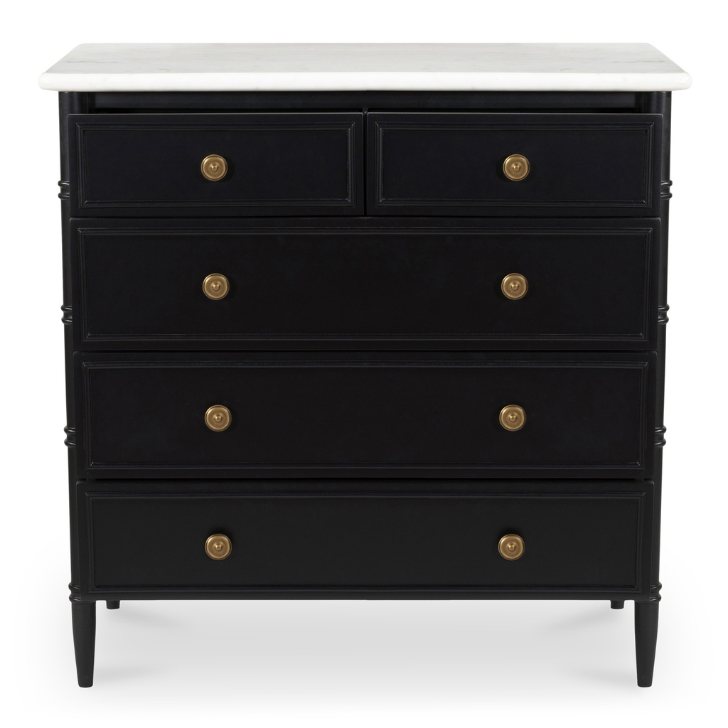 Eleanor 5 Drawer Chest Black - 1