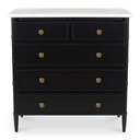 Eleanor 5 Drawer Chest Black - 1