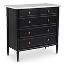 Eleanor 5 Drawer Chest Black - 2
