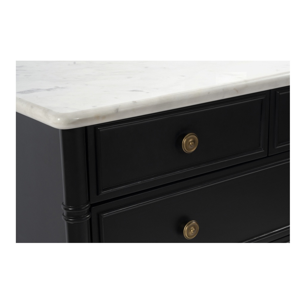 Eleanor 5 Drawer Chest Black - 4