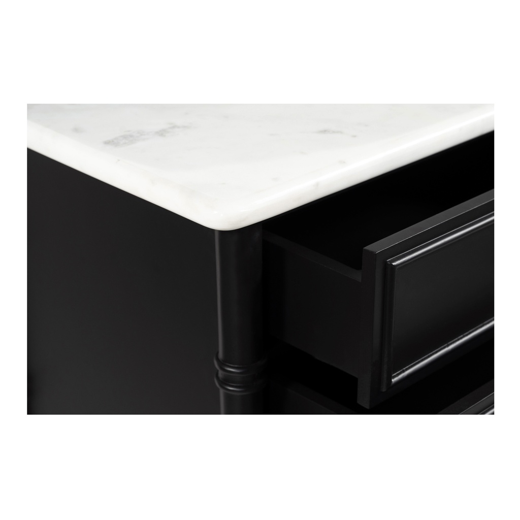 Eleanor 5 Drawer Chest Black - 5