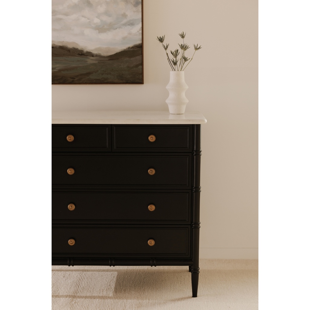 Eleanor 5 Drawer Chest Black - 13