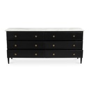 Eleanor 6 Drawer Dresser Black - 1