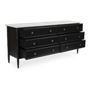 Eleanor 6 Drawer Dresser Black - 2
