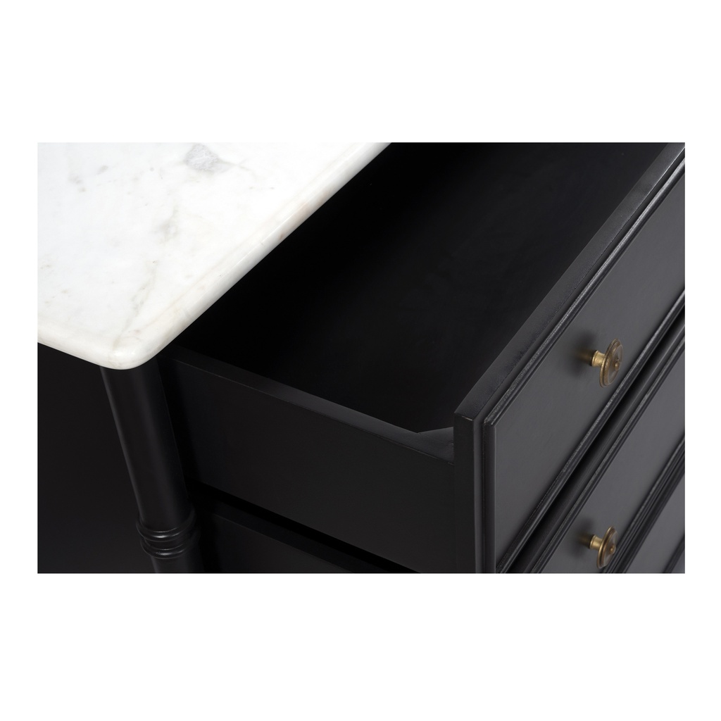 Eleanor 6 Drawer Dresser Black - 3