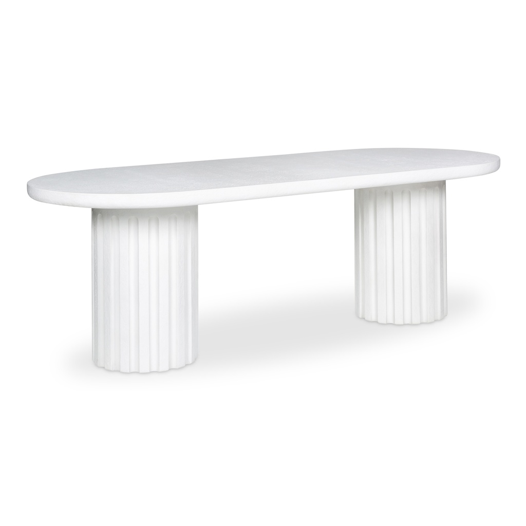 Eris Outdoor Dining Table White - 1