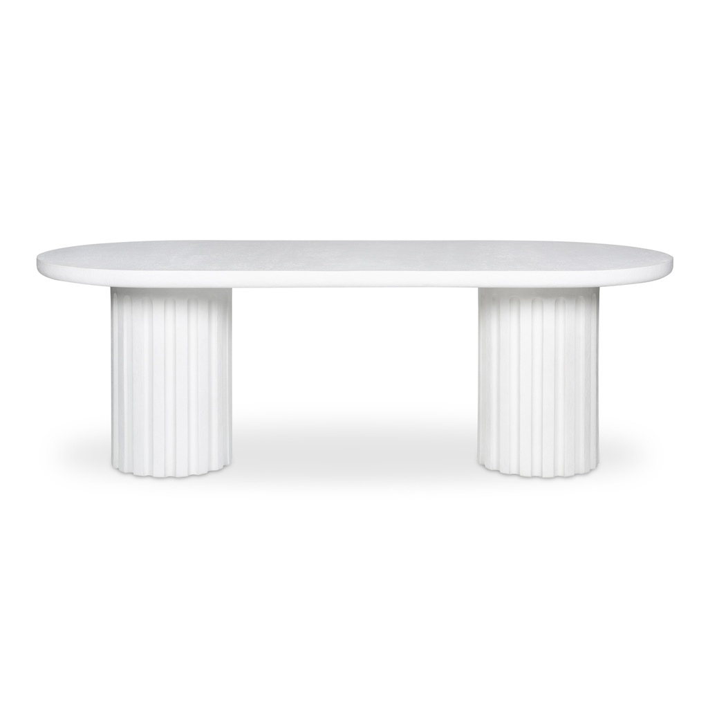 Eris Outdoor Dining Table White - 2