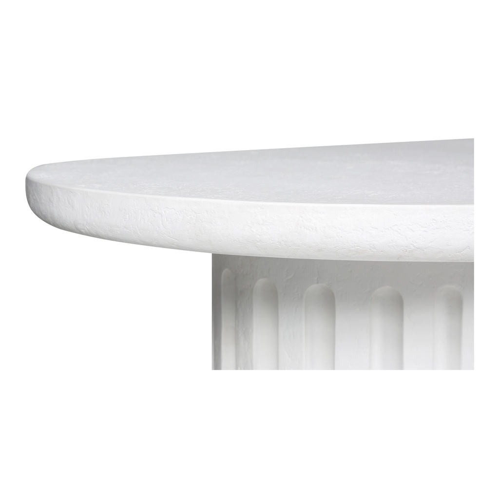 Eris Outdoor Dining Table White - 5
