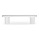 Eris Outdoor Dining Bench White - 2