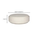Cosmo Outdoor Coffee Table Off White - 10