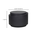 Cosmo Outdoor Accent Table Black - 10