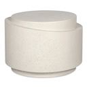 Cosmo Outdoor Accent Table Off White - 1