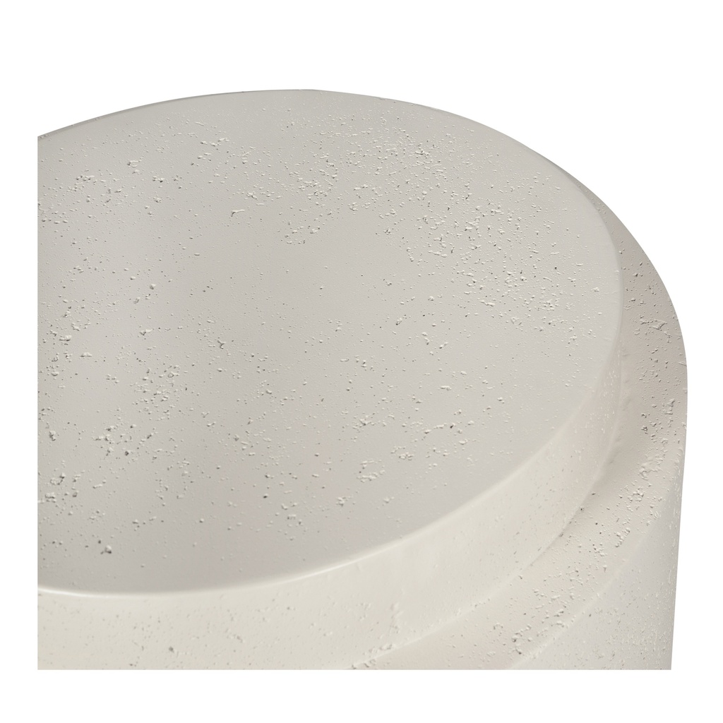 Cosmo Outdoor Accent Table Off White - 6