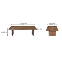 Lila Coffee Table Brown - 11
