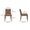 Calla Dining Chair Brown - Set Of Two - 9